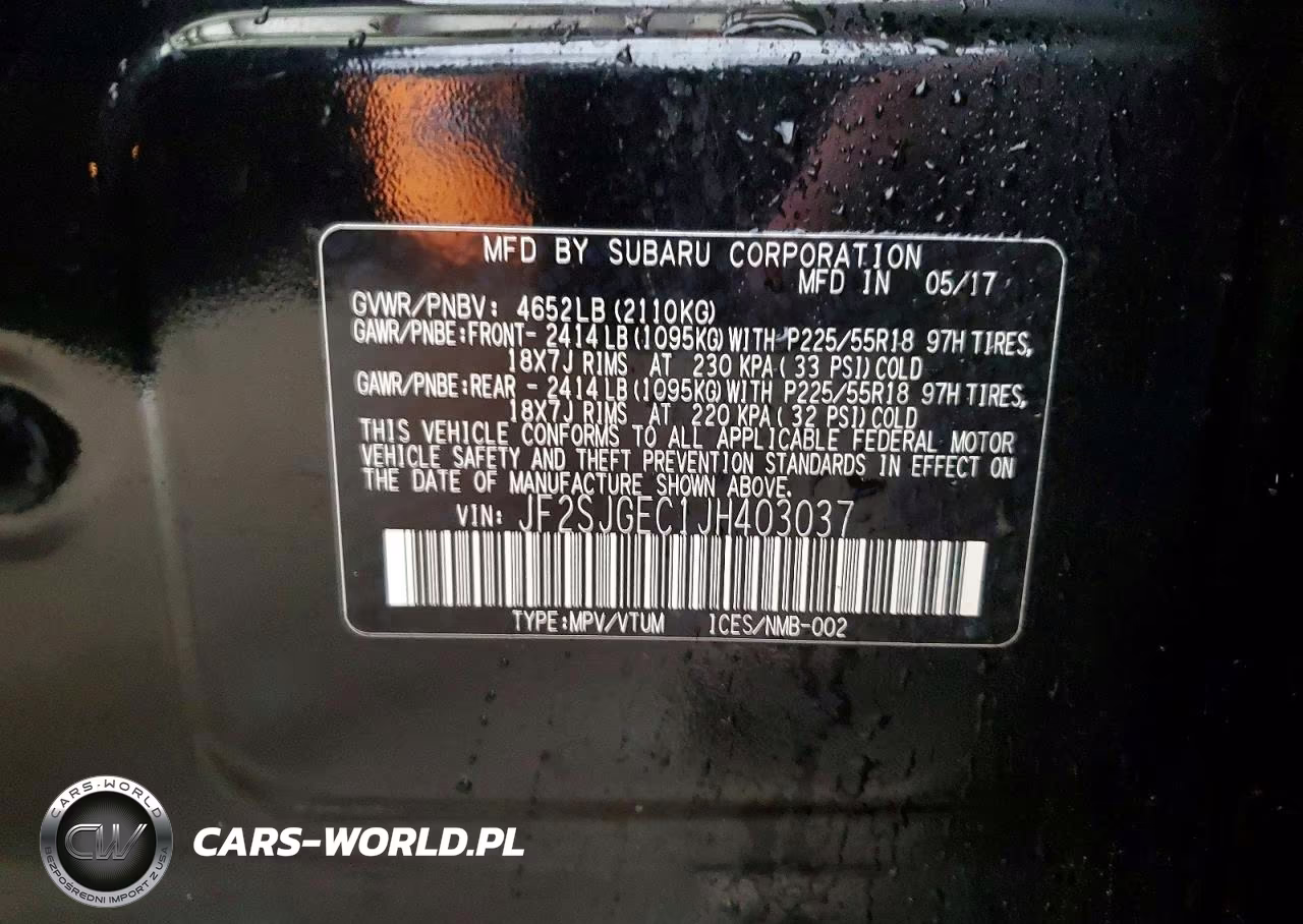 2018 Subaru Forester 2.0Xt Premium VIN:JF2SJGEC1JH403037 - 14