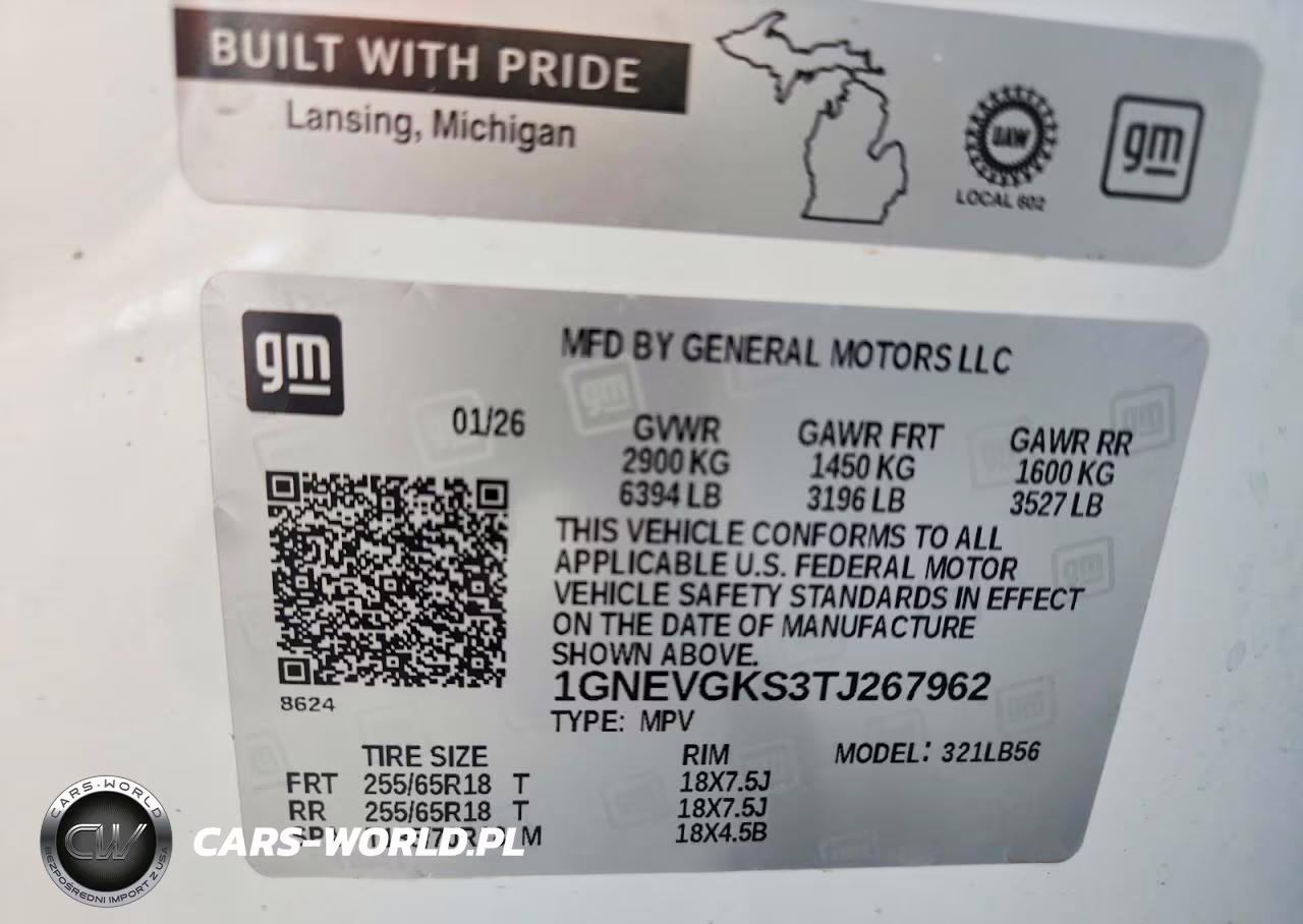 2026 Chevrolet Traverse Lt VIN:1GNEVGKS3TJ267962 - 13