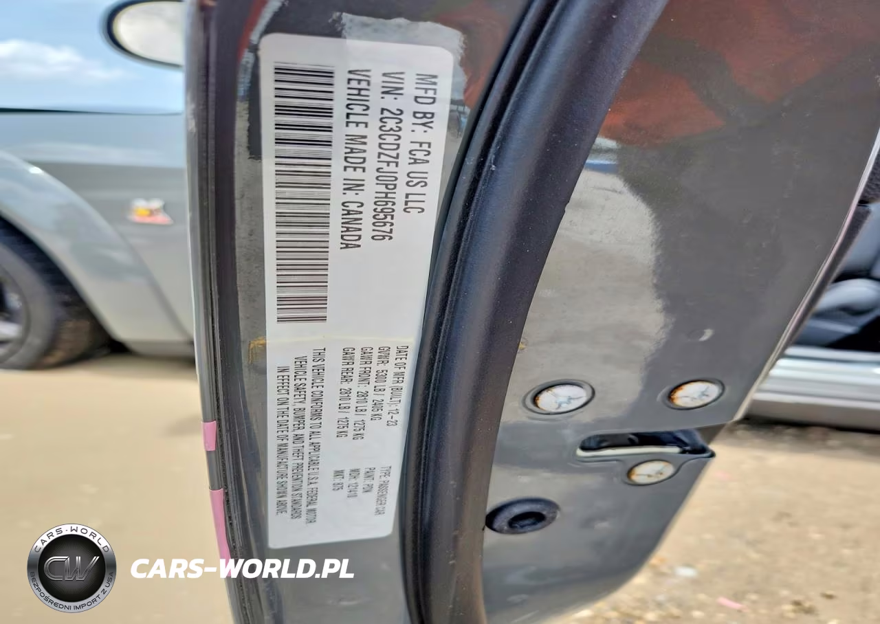 2023 Dodge Challenger R VIN:2C3CDZFJ0PH695676 - 12
