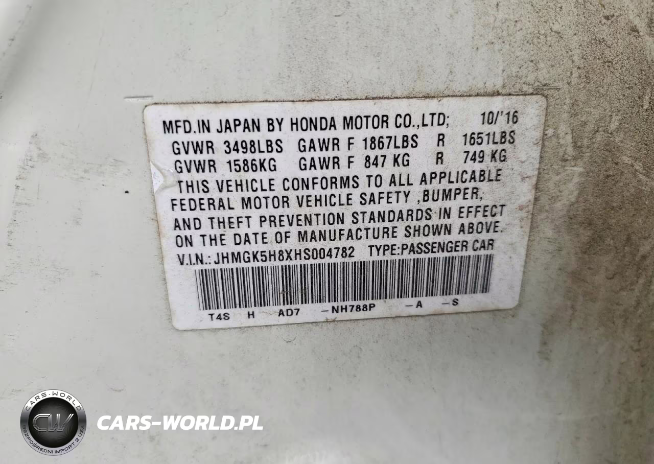 2017 Honda Fit Ex VIN:JHMGK5H8XHS004782 - 12