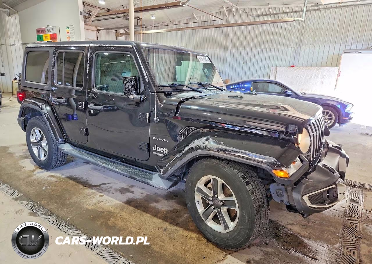 2019 Jeep Wrangler Unlimited Sahara VIN:1C4HJXEN1KW593025 - 4