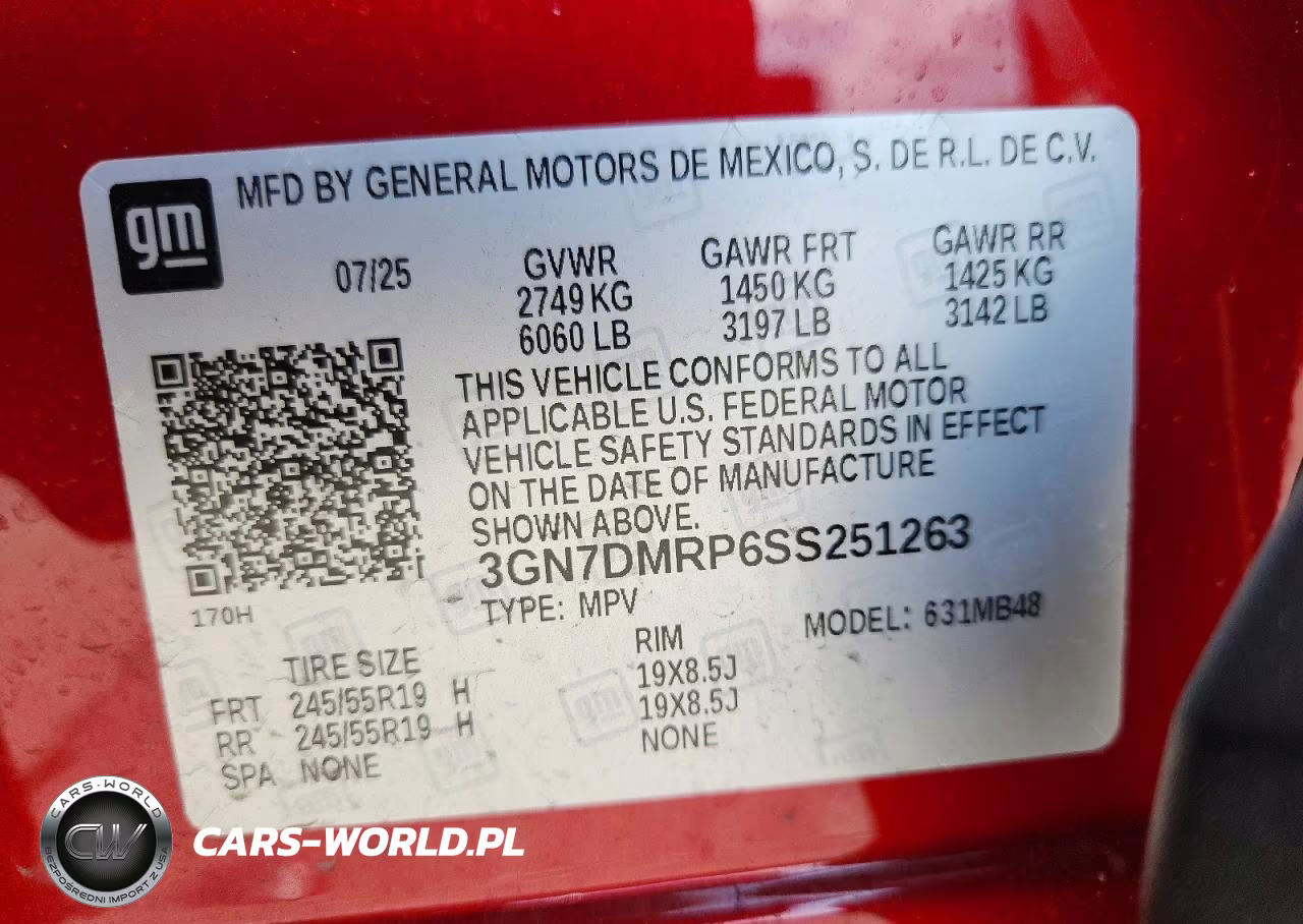 2025 Chevrolet Equinox Lt VIN:3GN7DMRP6SS251263 - 12