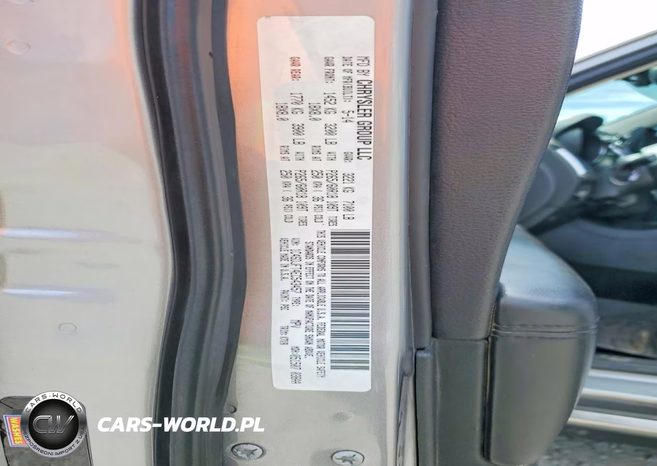 2014 Dodge Durango Ssv VIN:1C4SDJFT4EC543457 - 14
