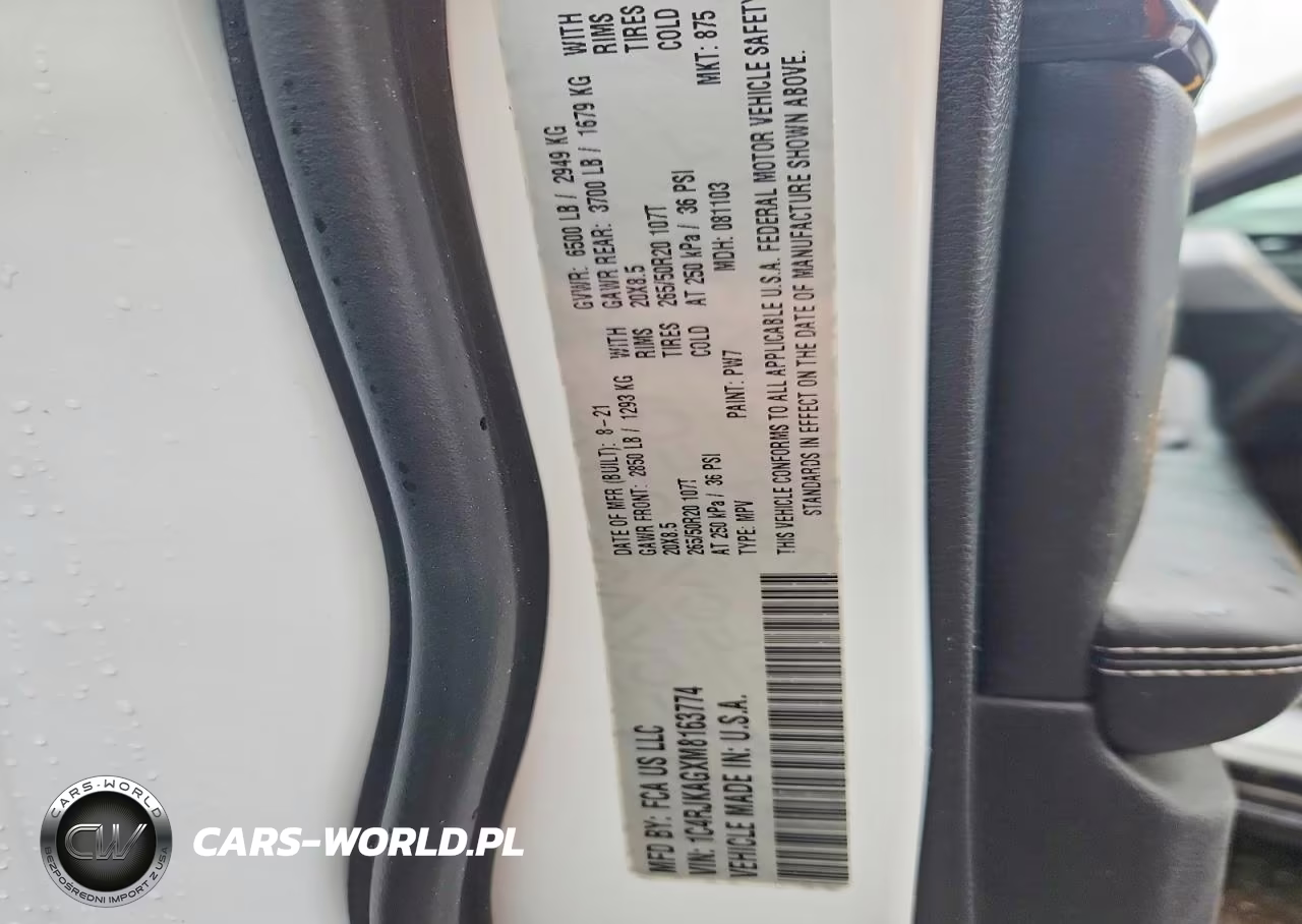 2021 Jeep Grand Cherokee L Laredo VIN:1C4RJKAGXM8163774 - 12