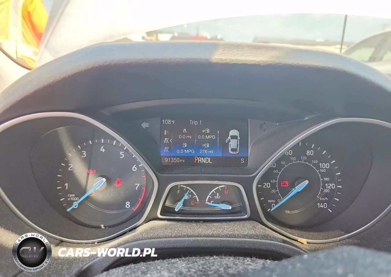2016 Ford Focus Se VIN:1FADP3F29GL371079 - 9