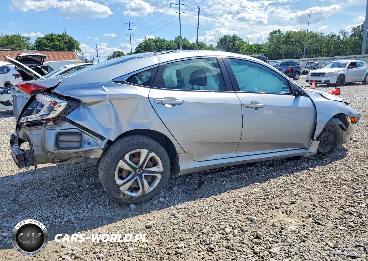 2018 Honda Civic Lx VIN:19XFC2F55JE042995 - 3