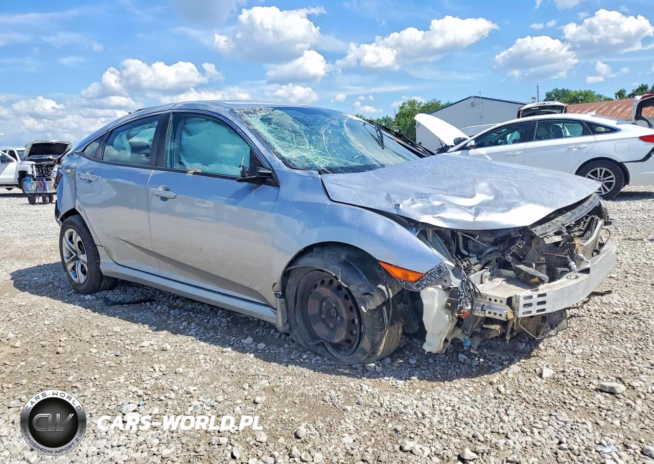2018 Honda Civic Lx VIN:19XFC2F55JE042995 - 4
