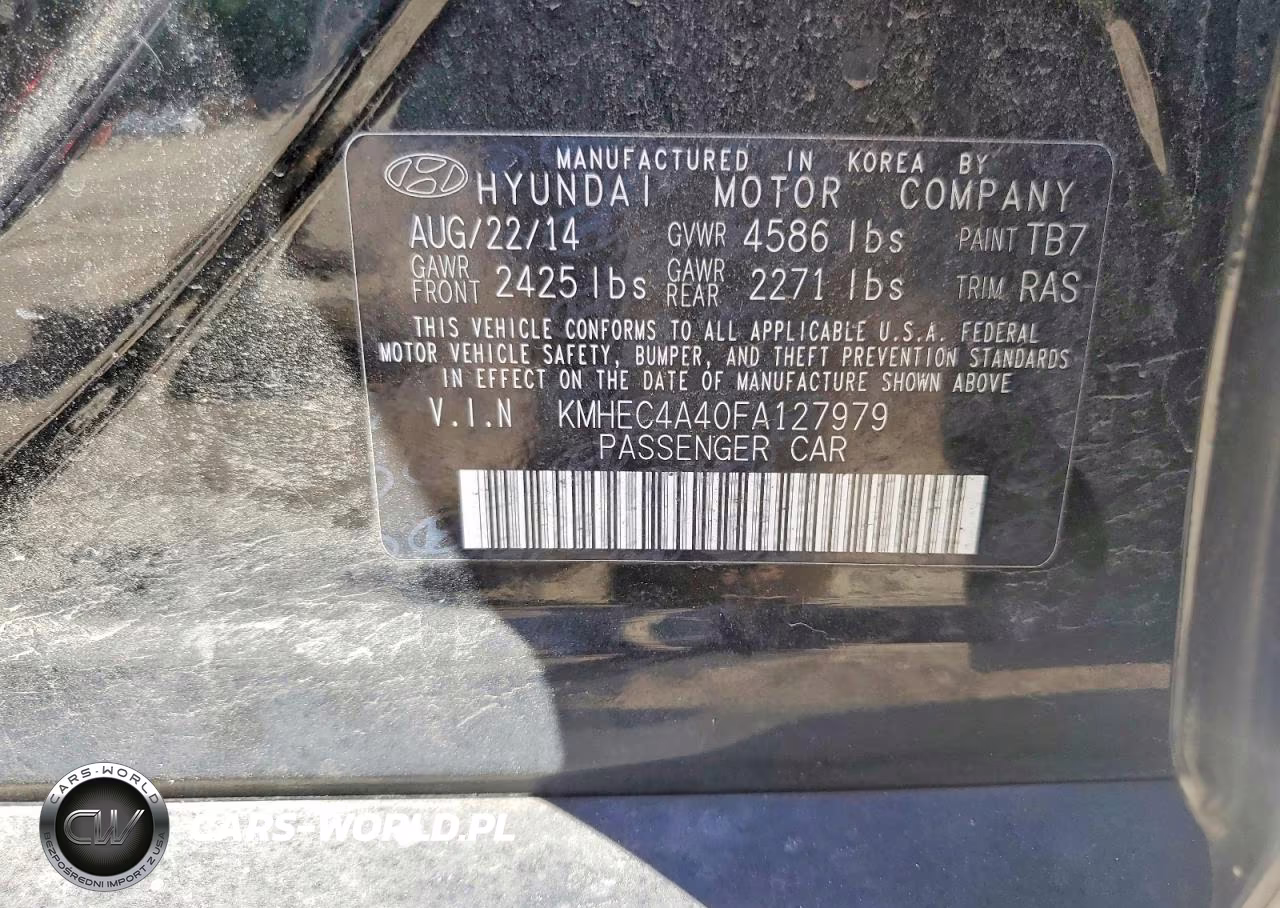 2015 Hyundai Sonata Hybrid Limited VIN:KMHEC4A40FA127979 - 12