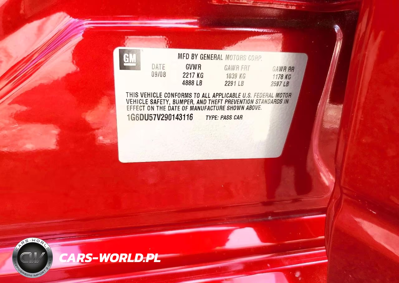 2009 Cadillac Cts Hi Feature V6 VIN:1G6DU57V290143116 - 12