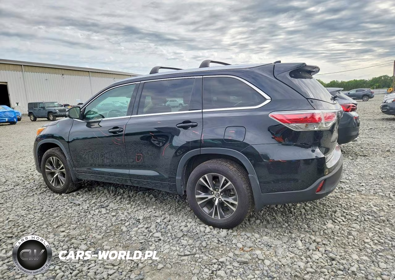 2016 Toyota Highlander Xle VIN:5TDJKRFH4GS311597 - 2