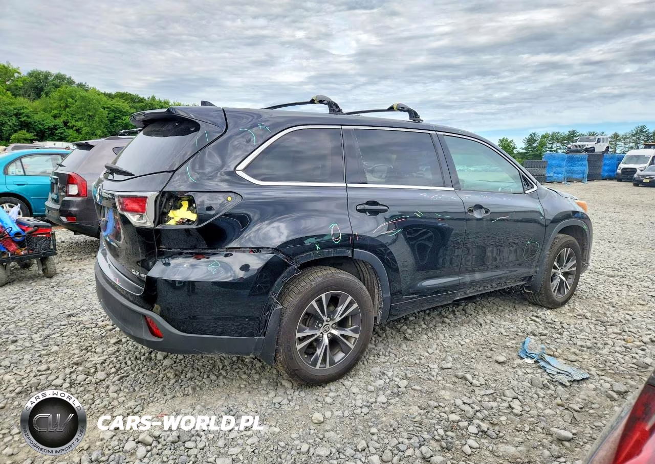 2016 Toyota Highlander Xle VIN:5TDJKRFH4GS311597 - 3