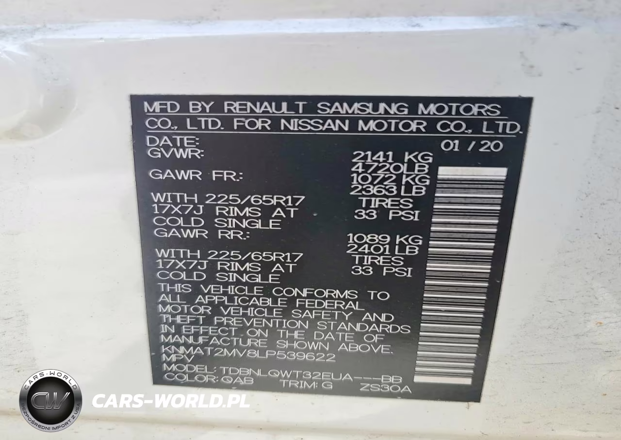 2020 Nissan Rogue Sv VIN:KNMAT2MV8LP539622 - 13