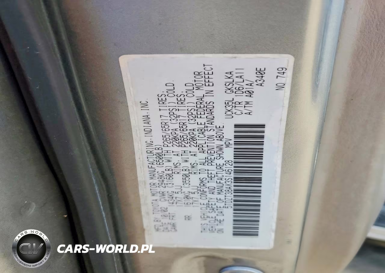 2003 Toyota Sequoia Limited VIN:5TDZT38AX3S146128 - 13