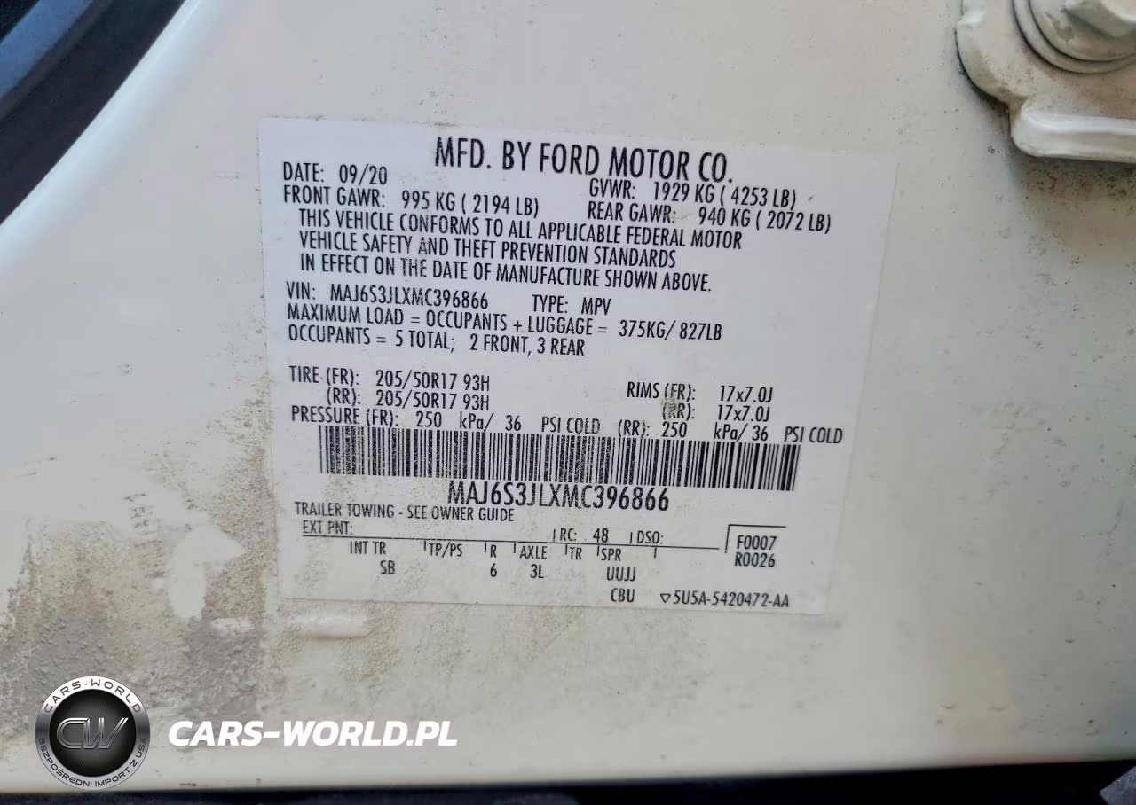 2021 Ford Ecosport Ses VIN:MAJ6S3JLXMC396866 - 14