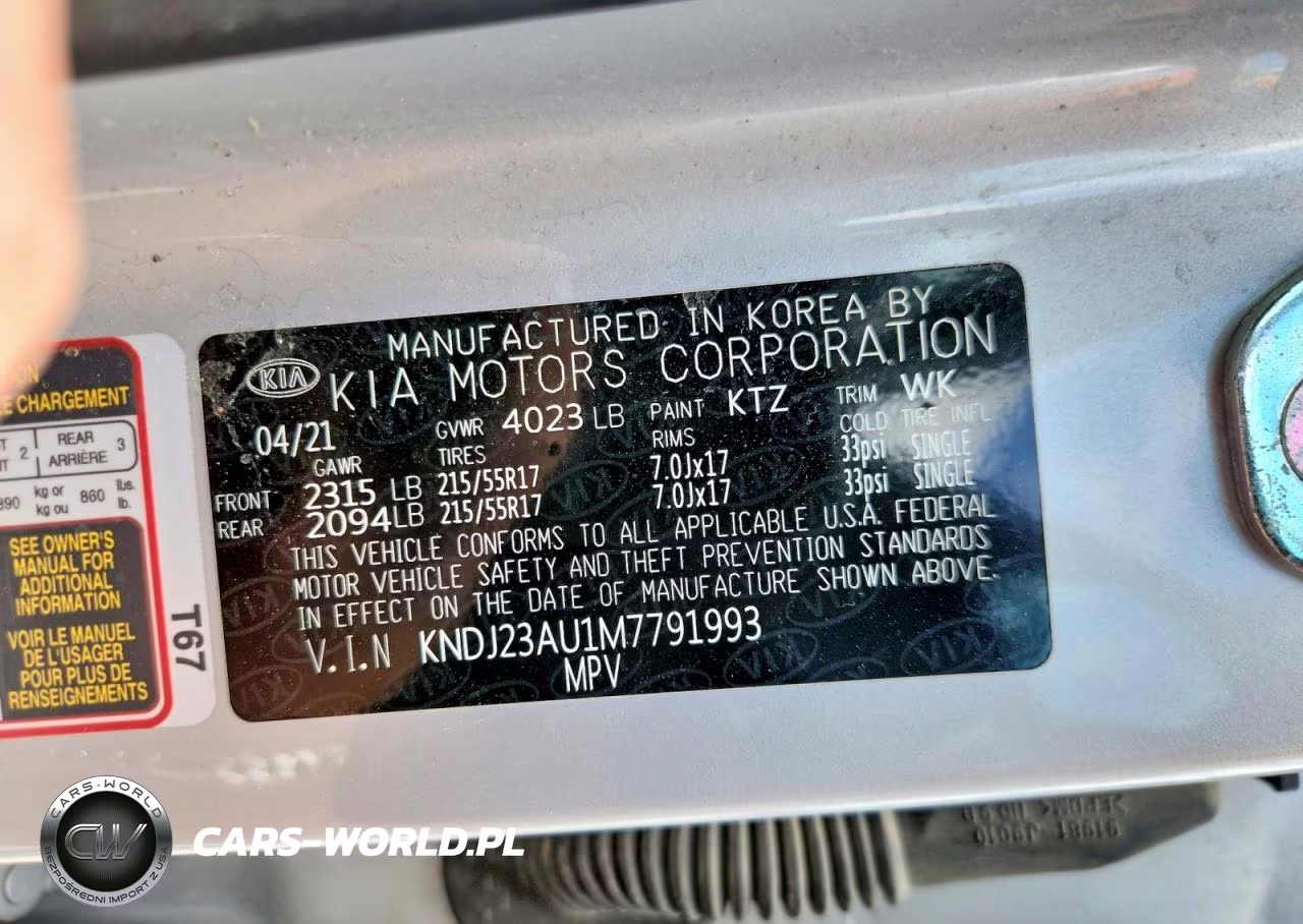 2021 Kia Soul S VIN:KNDJ23AU1M7791993 - 14