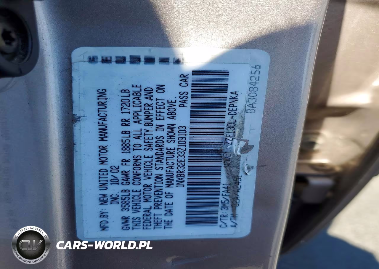 2003 Toyota Corolla Le VIN:1NXBR32E33Z109103 - 12
