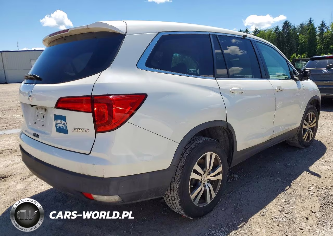 2017 Honda Pilot Exl VIN:5FNYF6H56HB024028 - 3
