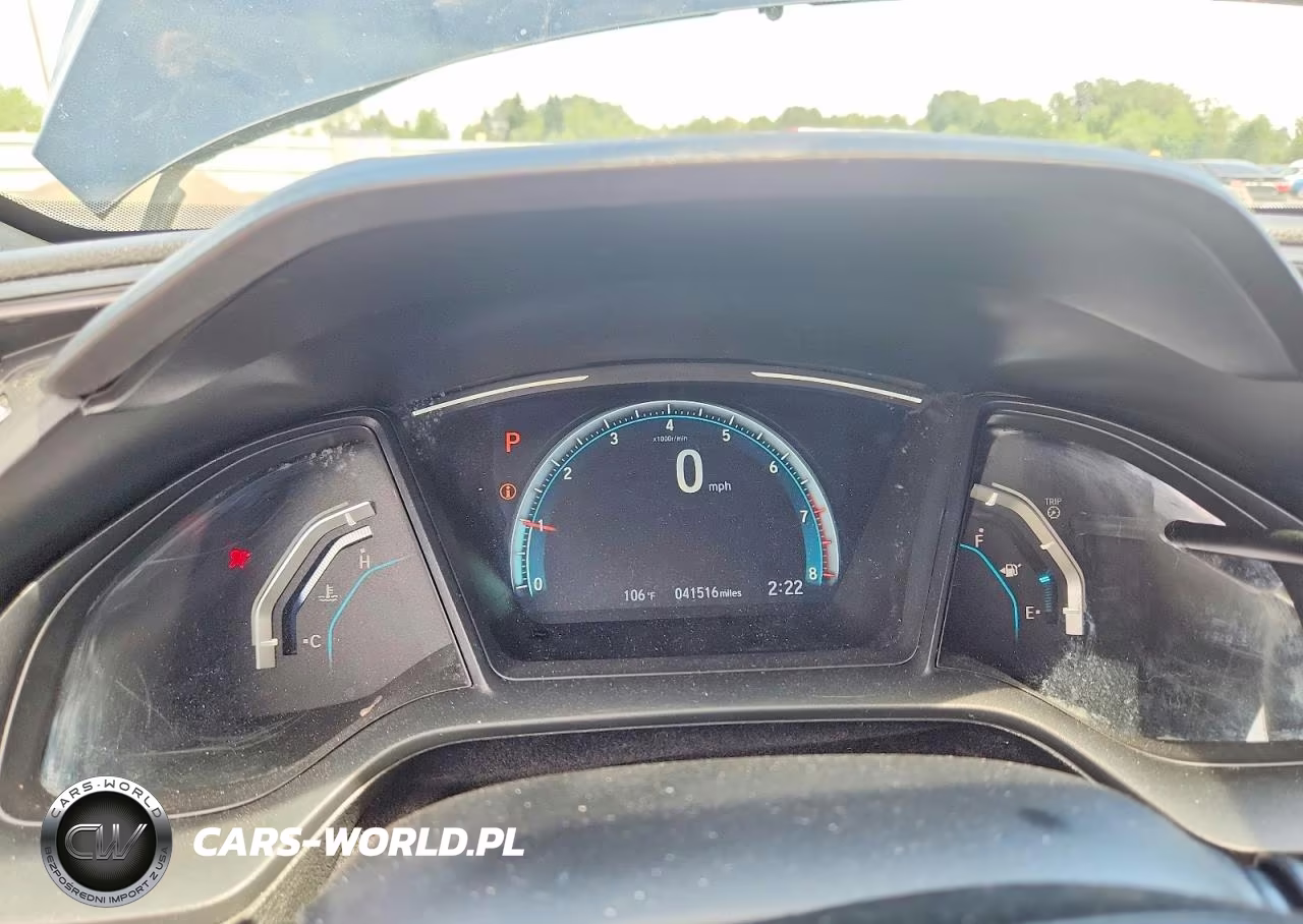 2019 Honda Civic Lx VIN:2HGFC4B66KH305125 - 9