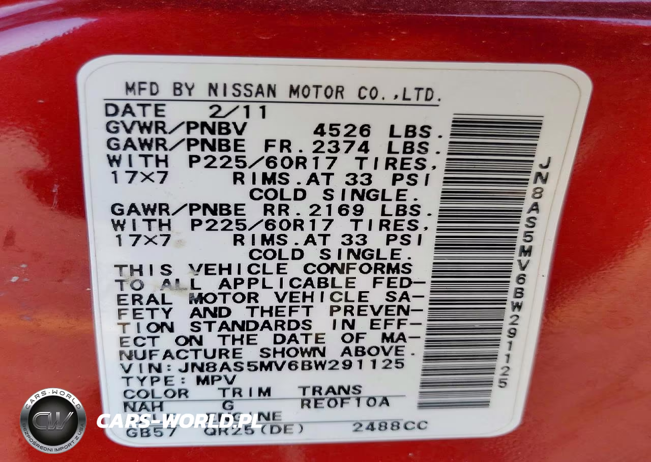 2011 Nissan Rogue S VIN:JN8AS5MV6BW291125 - 14