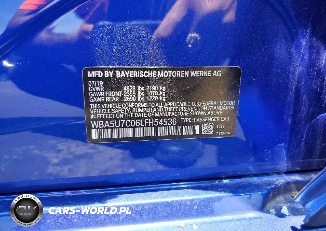 2020 BMW M340I VIN:WBA5U7C06LFH54536 - 12