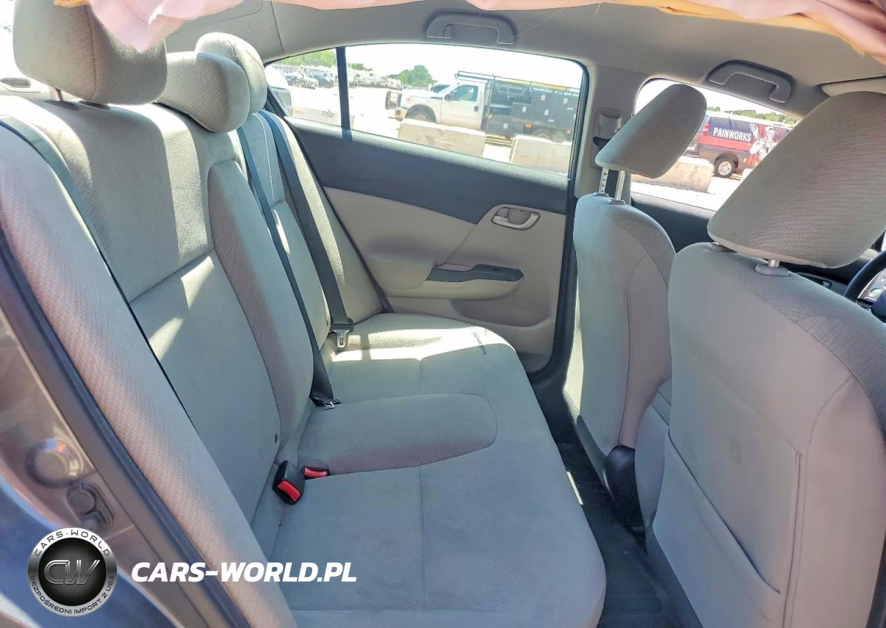 2013 Honda Civic Lx VIN:19XFB2F55DE036251 - 10