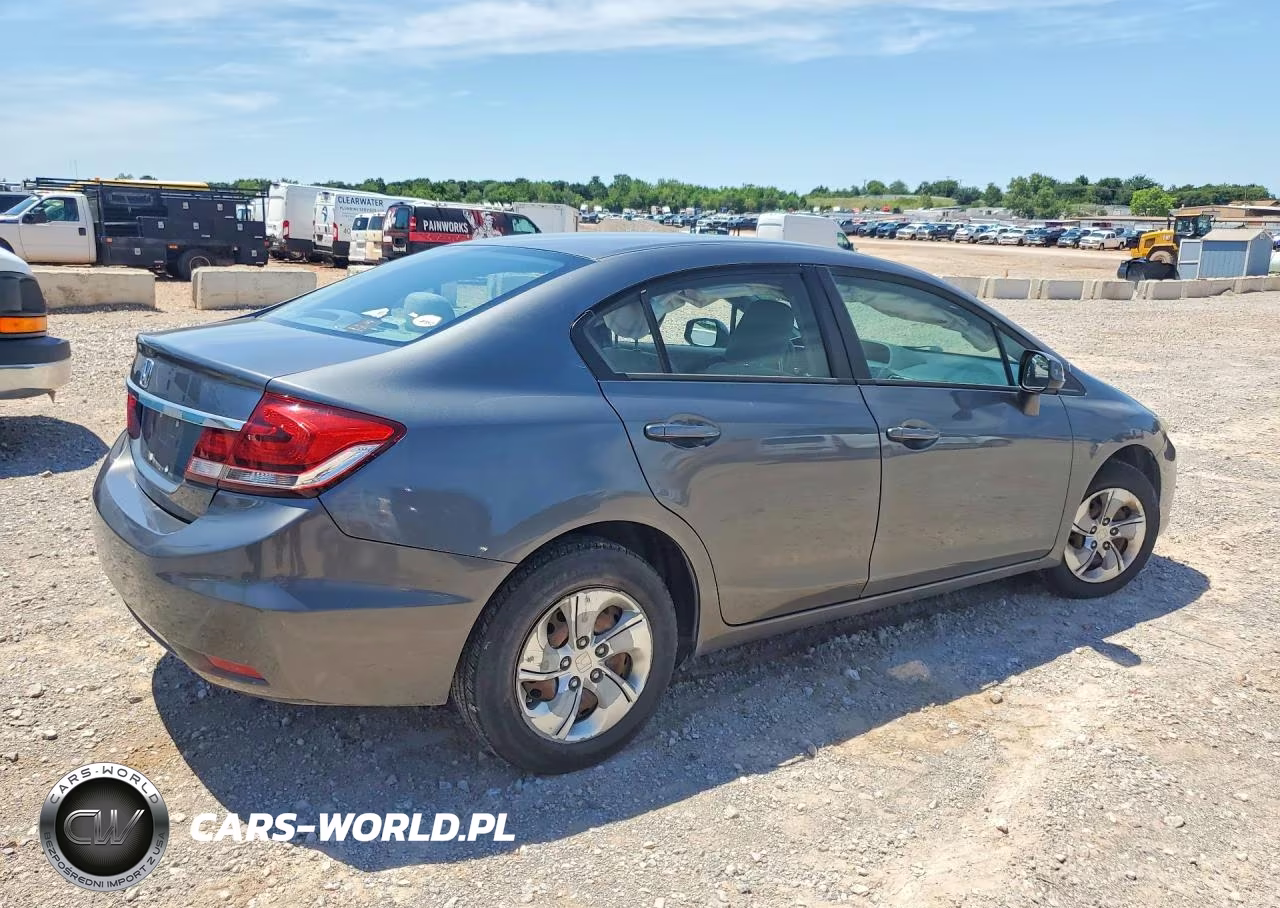 2013 Honda Civic Lx VIN:19XFB2F55DE036251 - 3