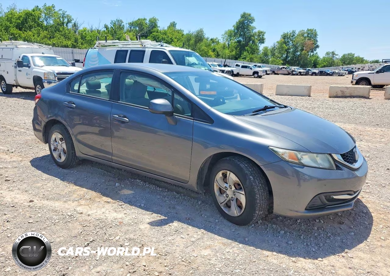 2013 Honda Civic Lx VIN:19XFB2F55DE036251 - 4