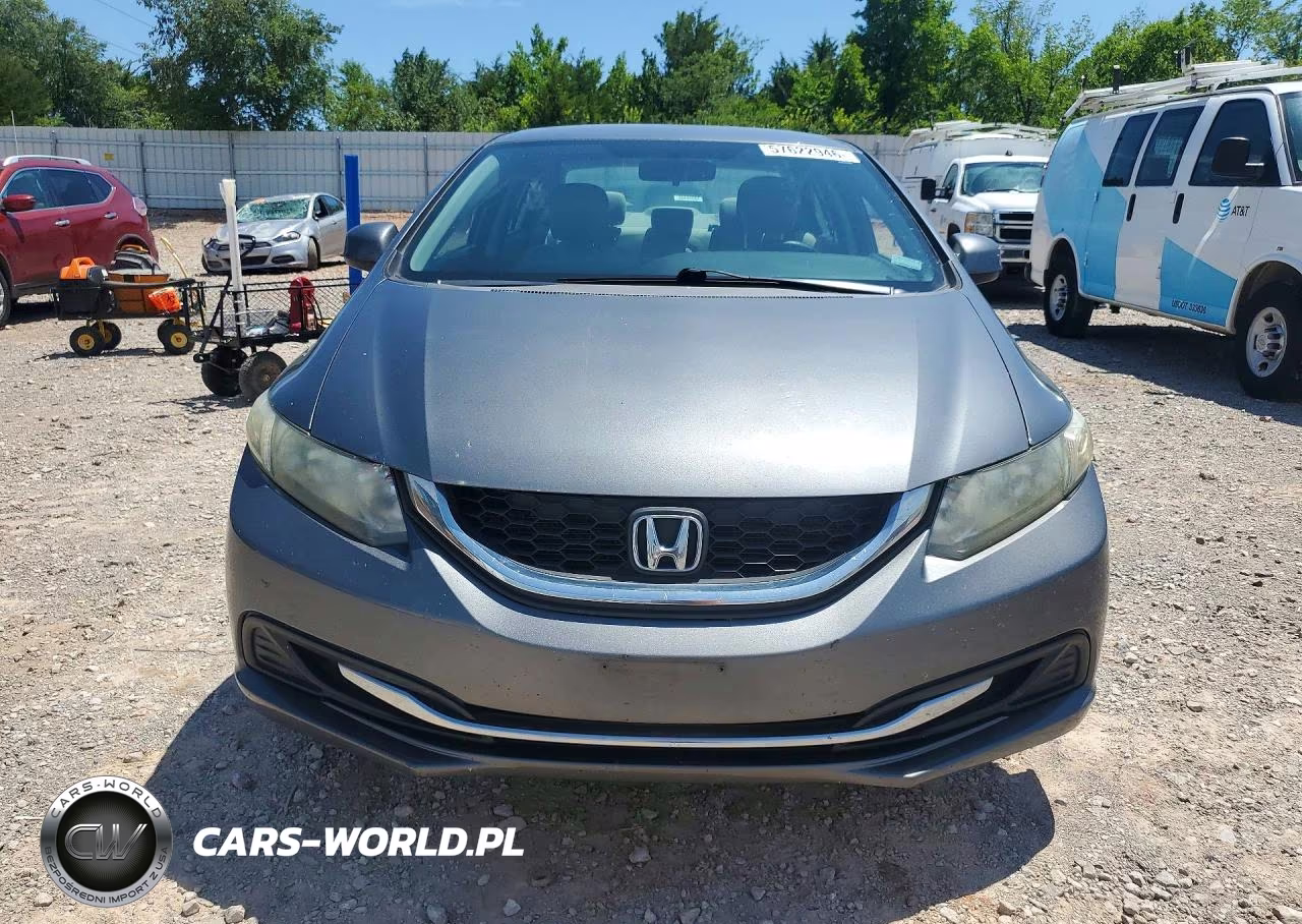 2013 Honda Civic Lx VIN:19XFB2F55DE036251 - 5