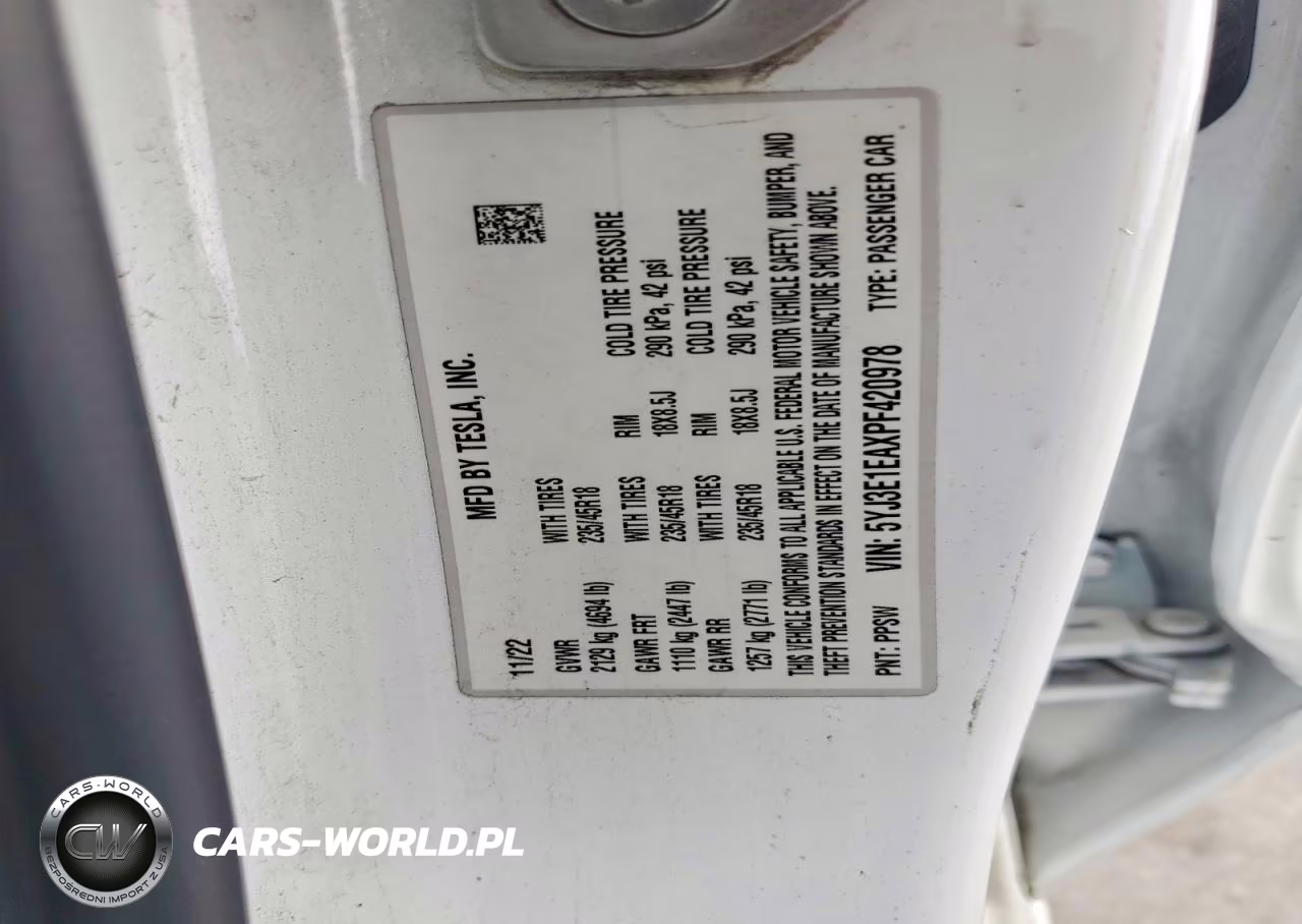 2023 Tesla Model 3 VIN:5YJ3E1EAXPF420978 - 12