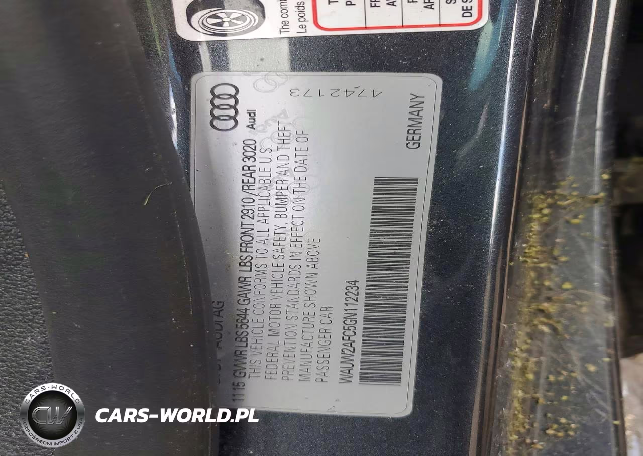 2016 Audi S7 Prestige VIN:WAUW2AFC5GN112234 - 12