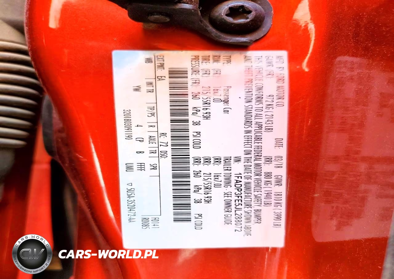 2018 Ford Focus Se VIN:1FADP3FE5JL288072 - 13
