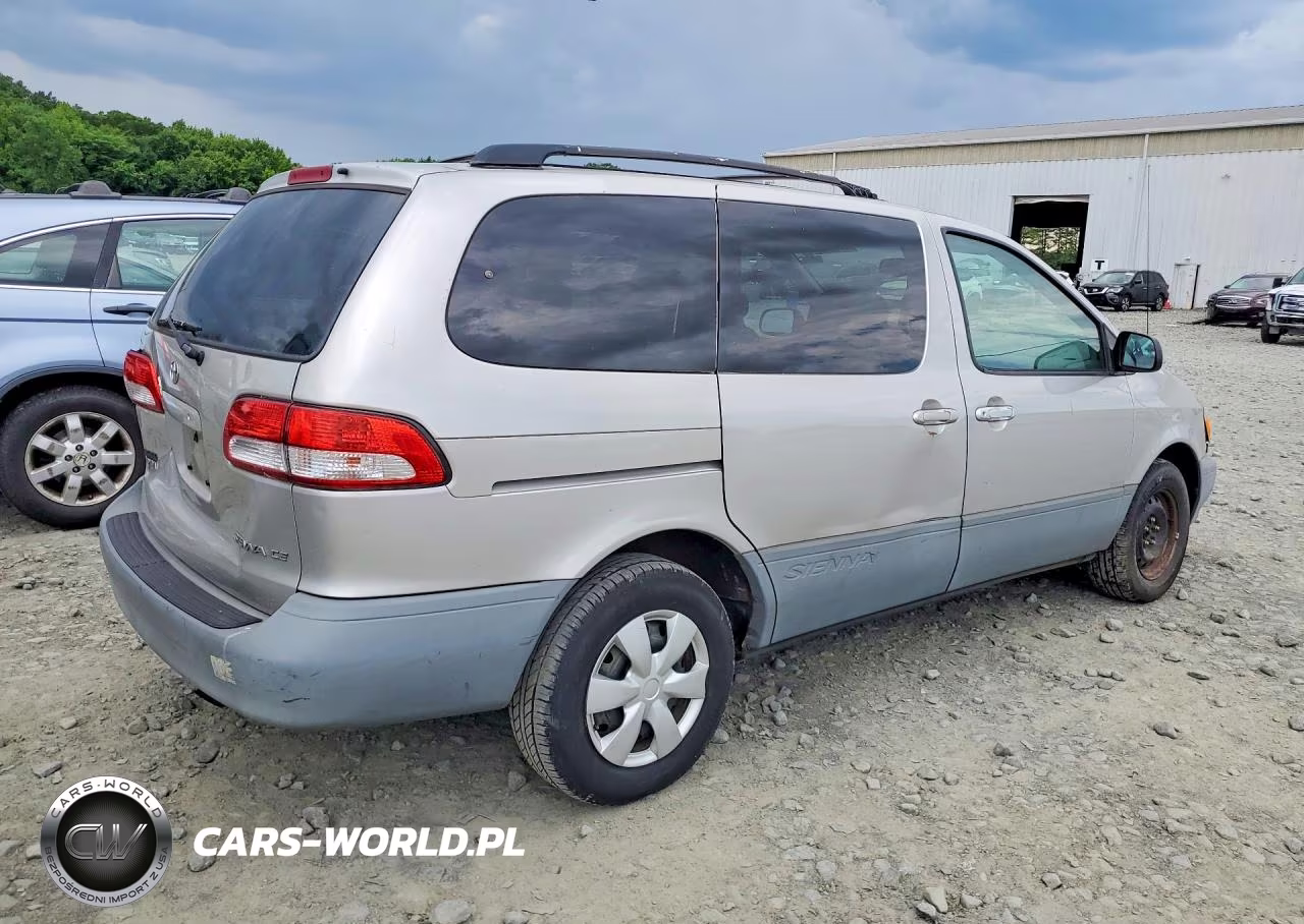 2002 Toyota Sienna Ce VIN:4T3ZF19C22U482543 - 3