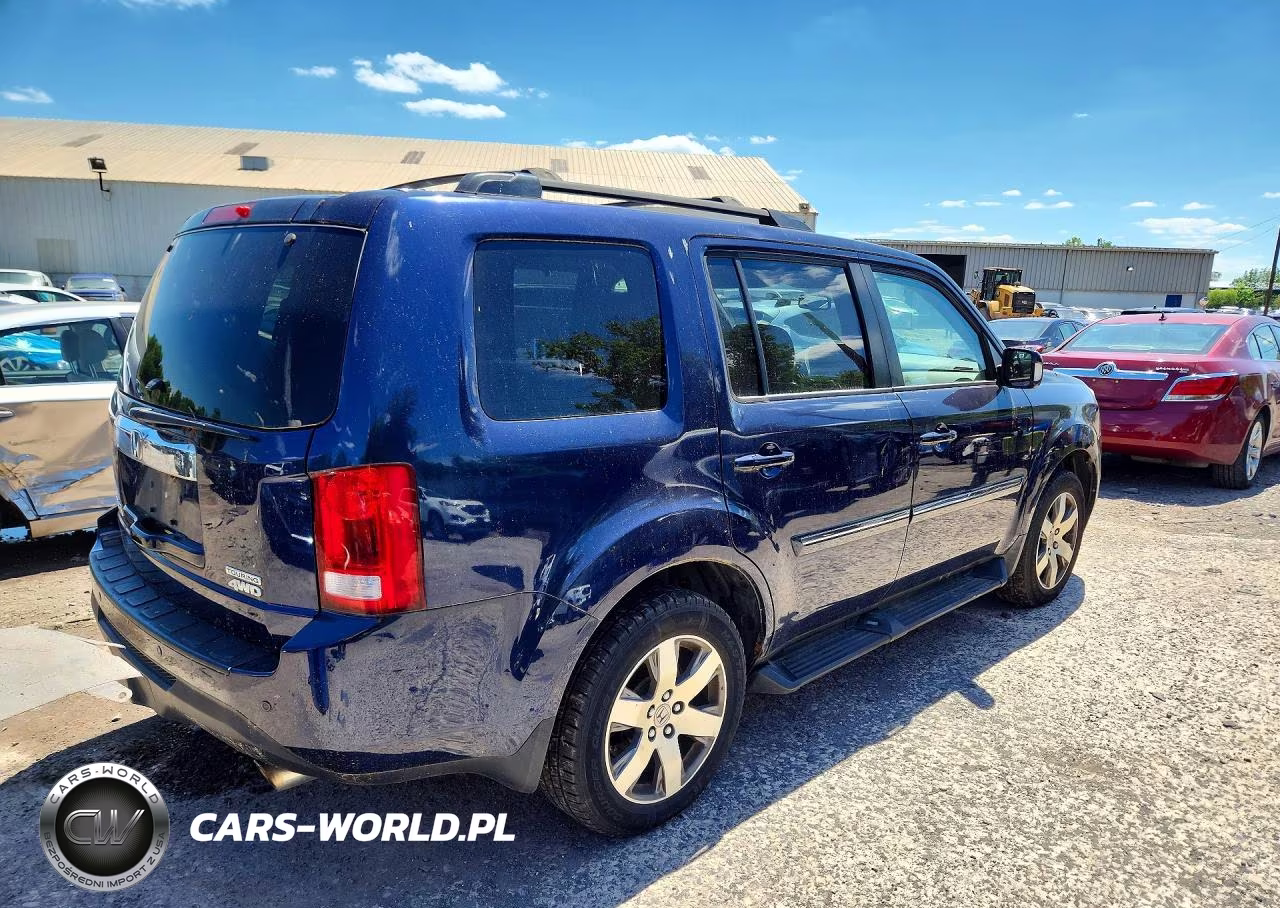 2013 Honda Pilot Touring VIN:5FNYF4H96DB048959 - 3