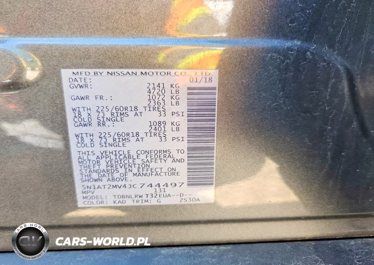 2018 Nissan Rogue Sl VIN:5N1AT2MV4JC744497 - 13