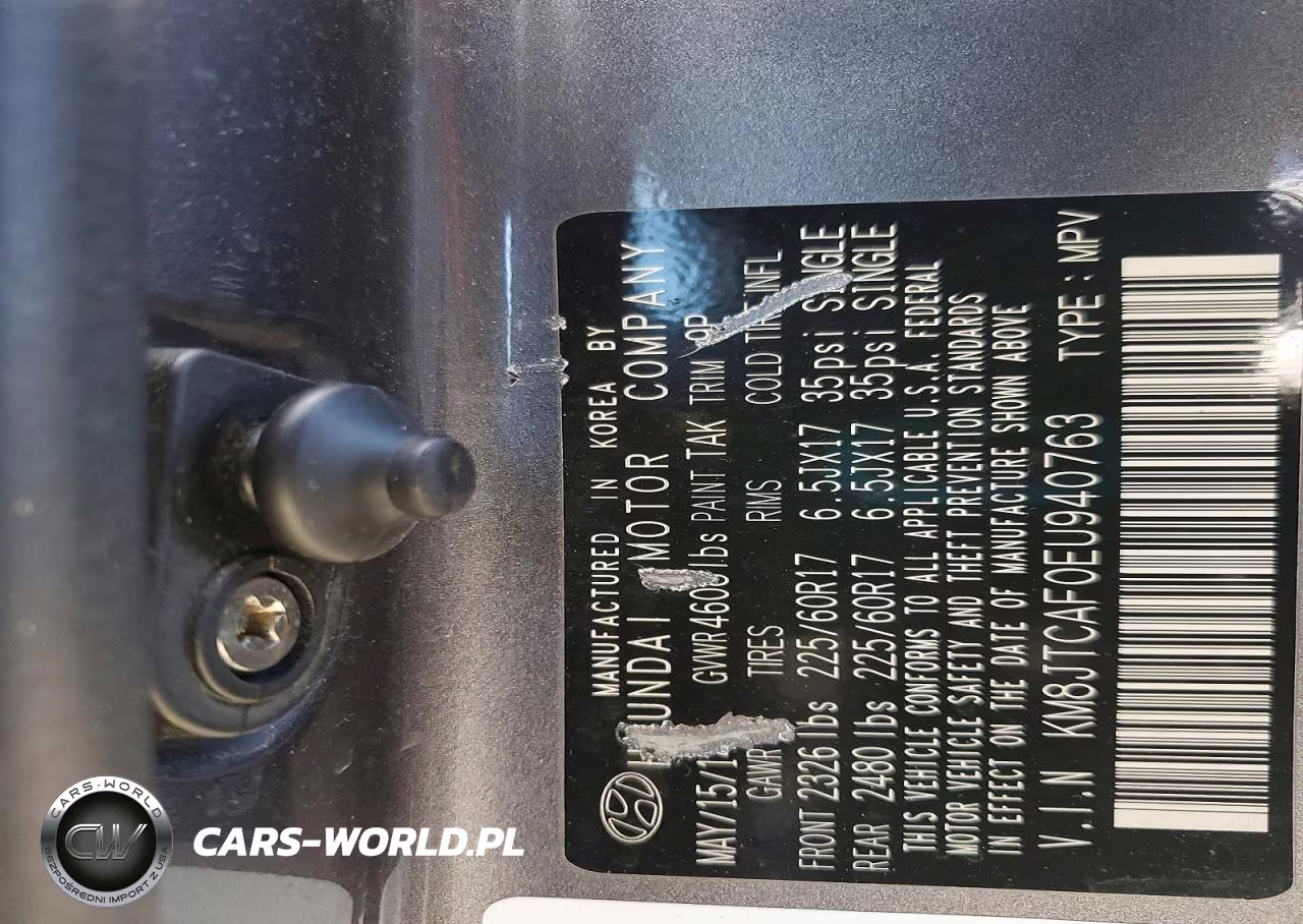 2014 Hyundai Tucson Gls VIN:KM8JTCAF0EU940763 - 13