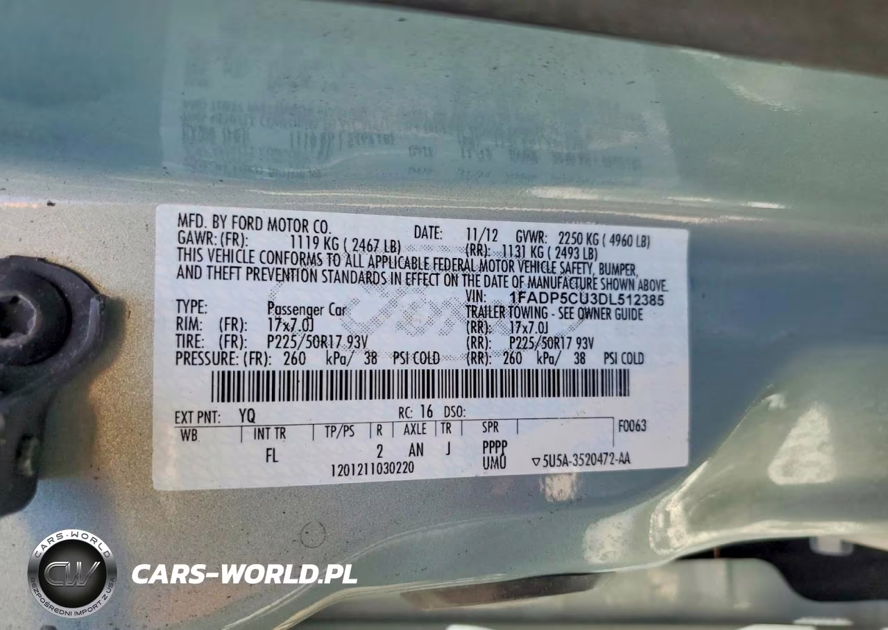 2013 Ford C-Max Premium VIN:1FADP5CU3DL512385 - 12