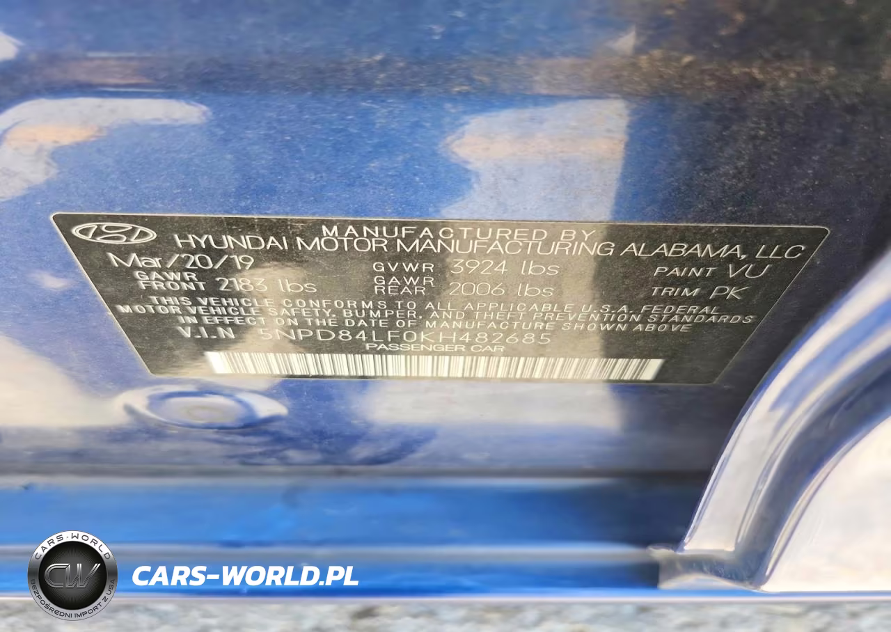 2019 Hyundai Elantra Sel VIN:5NPD84LF0KH482685 - 12