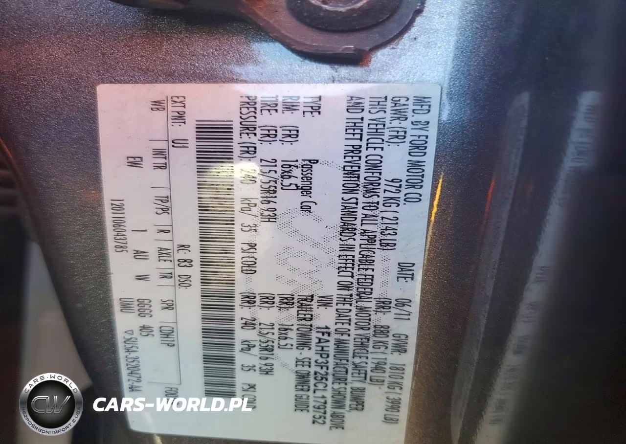 2012 Ford Focus Se VIN:1FAHP3F25CL179752 - 12