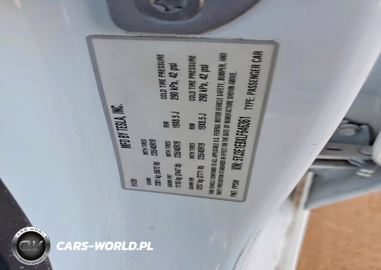 2020 Tesla Model 3 VIN:5YJ3E1EBXLF646361 - 12