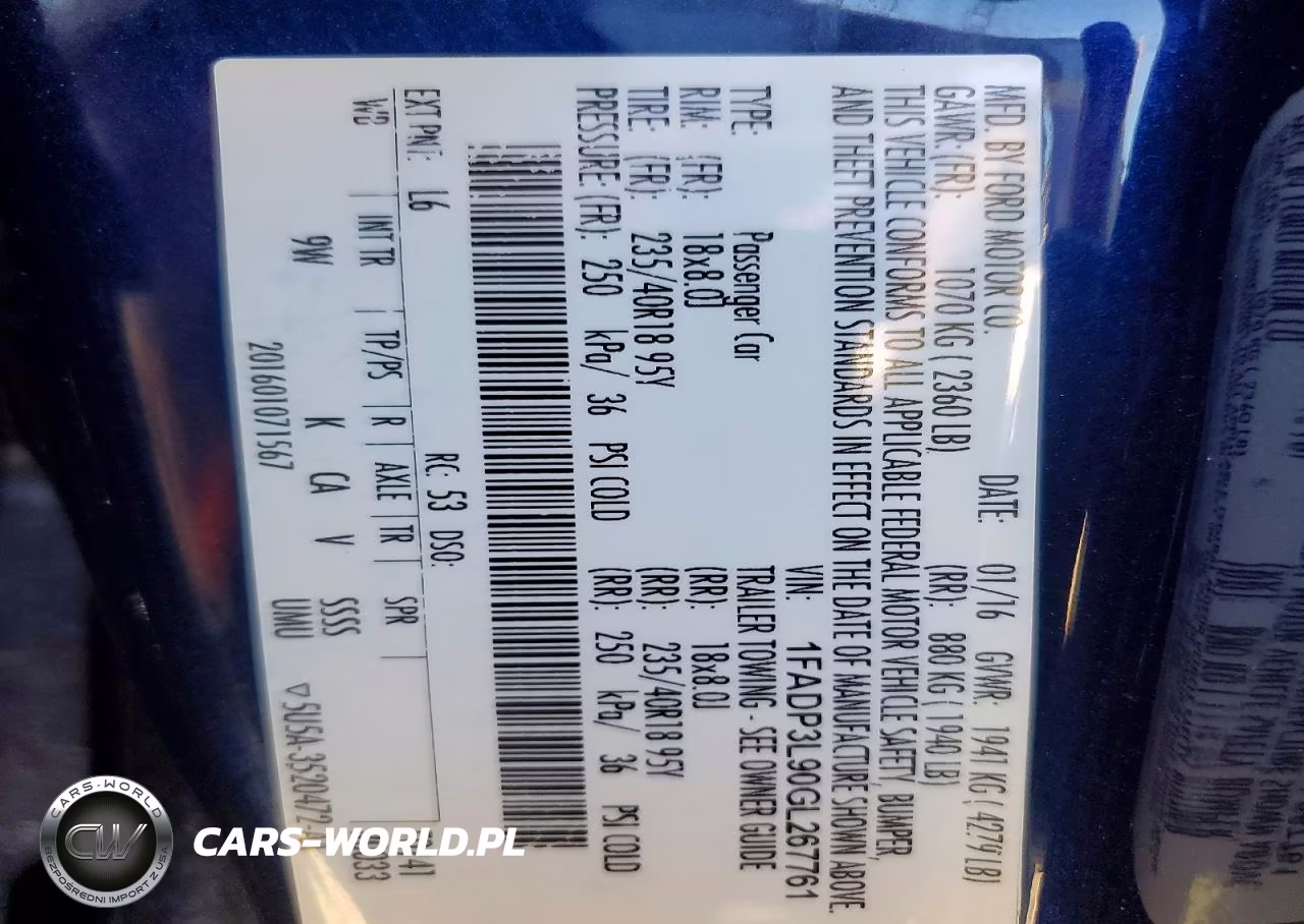 2016 Ford Focus St VIN:1FADP3L90GL267761 - 12