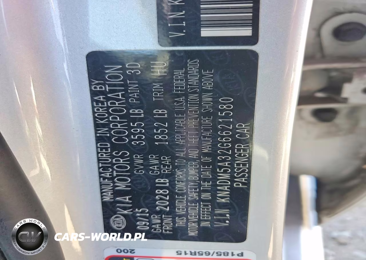 2016 Kia Rio Lx VIN:KNADM5A32G6621580 - 12