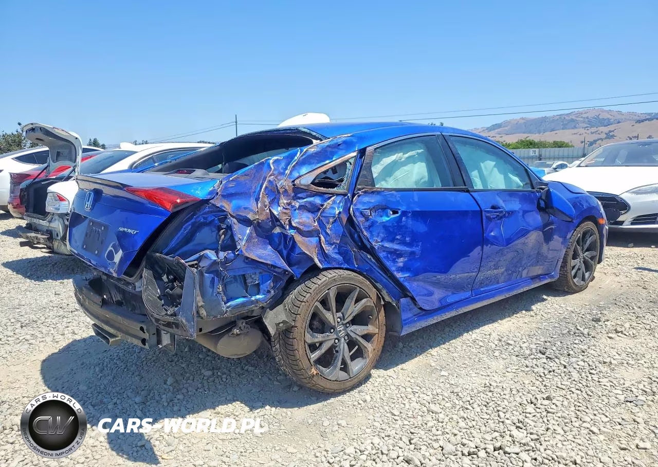 2019 Honda Civic Sport VIN:19XFC2F89KE206941 - 3