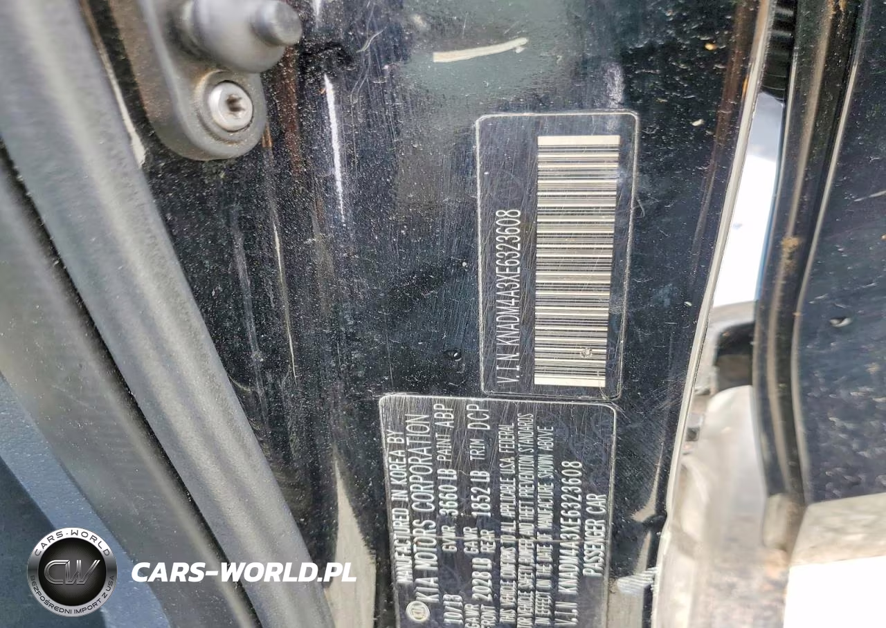 2014 Kia Rio Lx VIN:KNADM4A3XE6323608 - 12
