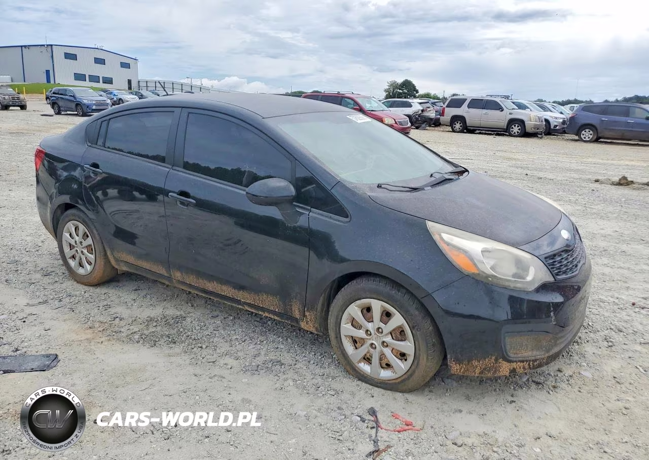 2014 Kia Rio Lx VIN:KNADM4A3XE6323608 - 4