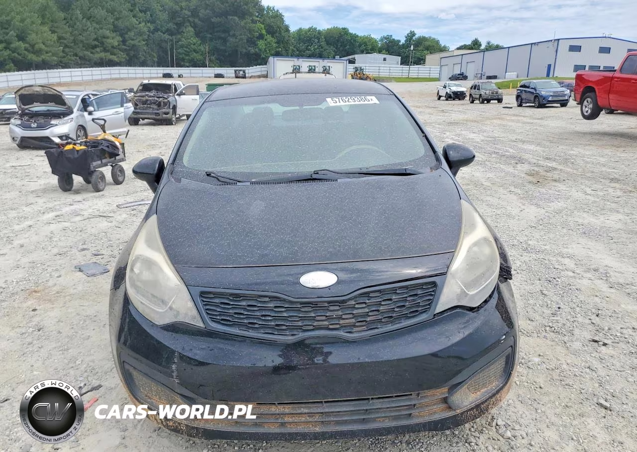 2014 Kia Rio Lx VIN:KNADM4A3XE6323608 - 5