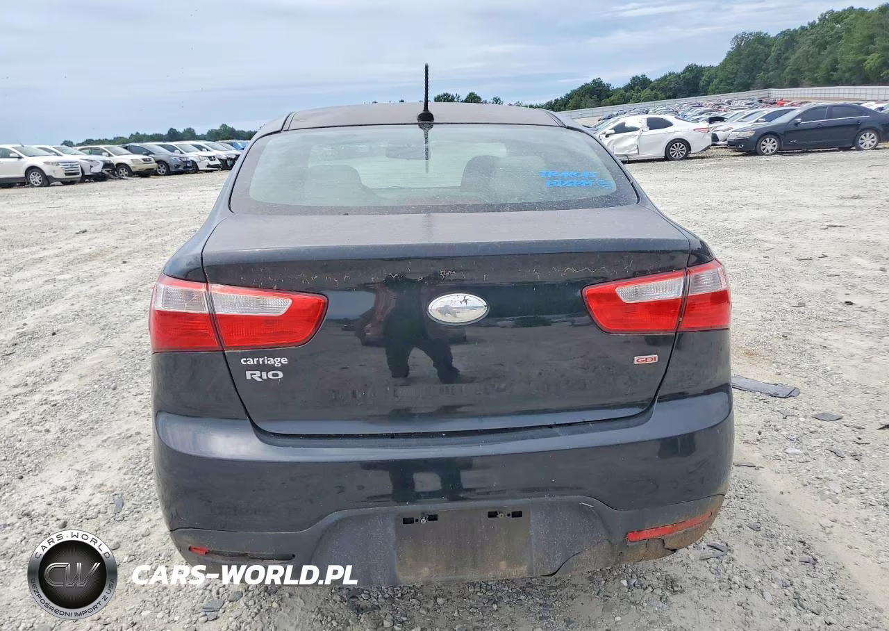 2014 Kia Rio Lx VIN:KNADM4A3XE6323608 - 6