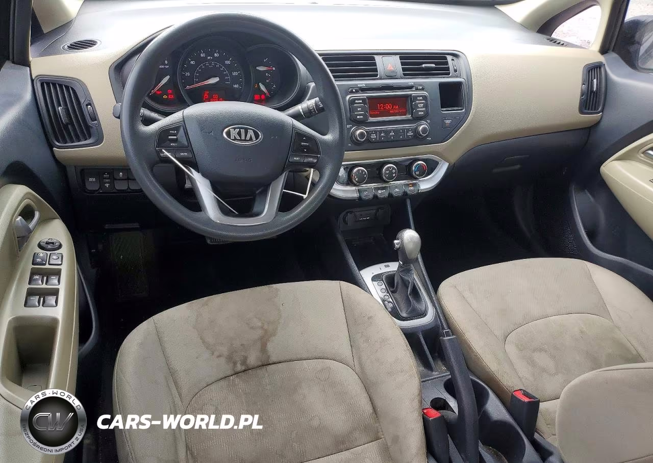 2014 Kia Rio Lx VIN:KNADM4A3XE6323608 - 8