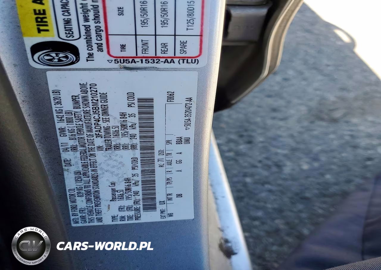 2011 Ford Fiesta Sel VIN:3FADP4CJ5BM210270 - 12