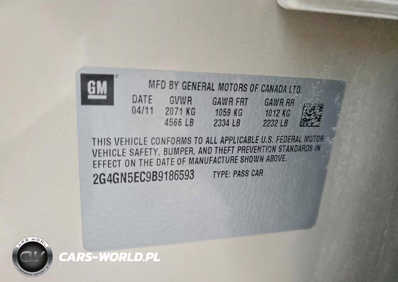 2011 Buick Regal Cxl VIN:2G4GN5EC9B9186593 - 13