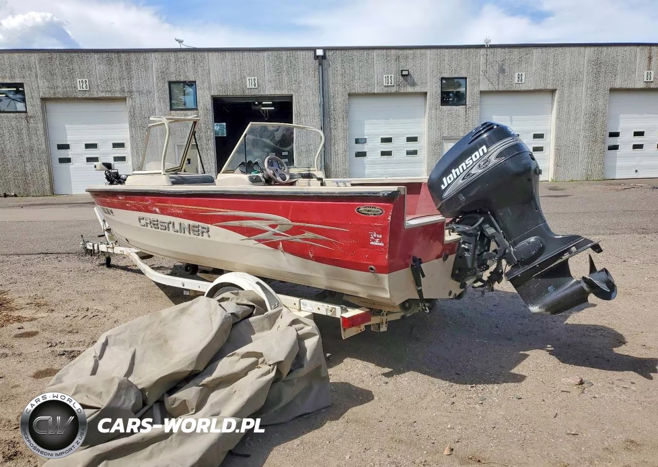 2001 Crestliner Boat - Outboard Engine VIN:NOR74858L001 - 3